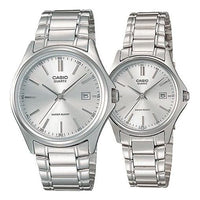 CASIO Couple Quartz Waterproof Unisex Silver Analog MTP-1183A-7A<P-1183A-7A