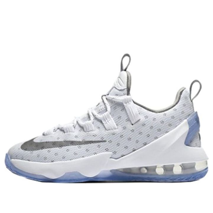 (GS) Nike Lebron 13 Low 'White Metallic Silver' 834347-100