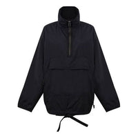Levis Stand Collar Half Zipper Jacket Black 34789-0004