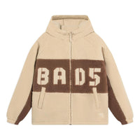 Li-Ning BadFive Logo Fleece Full Zip Jacket 'Creamy Brown' AFDSA69-1