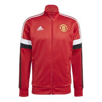 adidas MUFC 3S TRK TOP Soccer/Football Sports Jacket Red GR3887