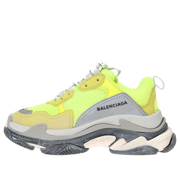 (WMNS) Balenciaga Triple S Trainer 'Yellow Fluo' 517333W09O47320