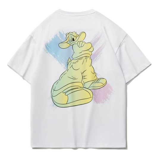 (WMNS) Li-Ning x Disney Crossover Sports Fashion Series Tee 'White Multi' AHSR586-1