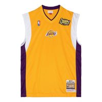 Mitchell & Ness x NBA Los Angeles Lakers 2001-02 Shooting Jerseys 'Yellow' ASSH1060-LAL01PPPGOLD