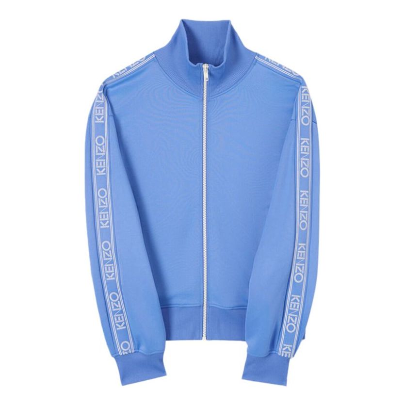 KENZO Alphabet Logo Pattern Sports Long Sleeves Jacket Blue F962BL756950-66