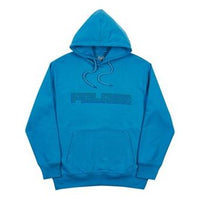 PALACE Mazin Hood Chest Printing Unisex Blue P15HD052