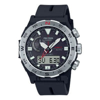 Casio Pro Trek Mountaineering Analog-Digital Watch 'Black Silver Steel' PRW-6800-1JF-PERSON