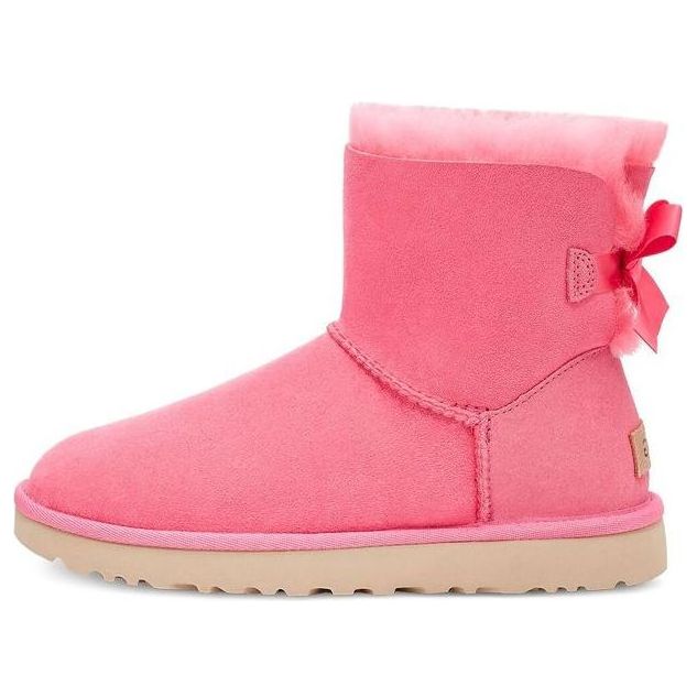 (WMNS) UGG Mini Bailey Bow II 'Neon Pink' 1016501-PKRS