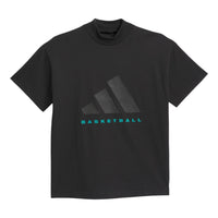 adidas Basketball Graphic T-shirt Asia Sizing 'Black' JN6073