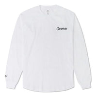 Converse Chain Stitch Long Sleeve Raglan T-Shirt 'White' 10024585-A01