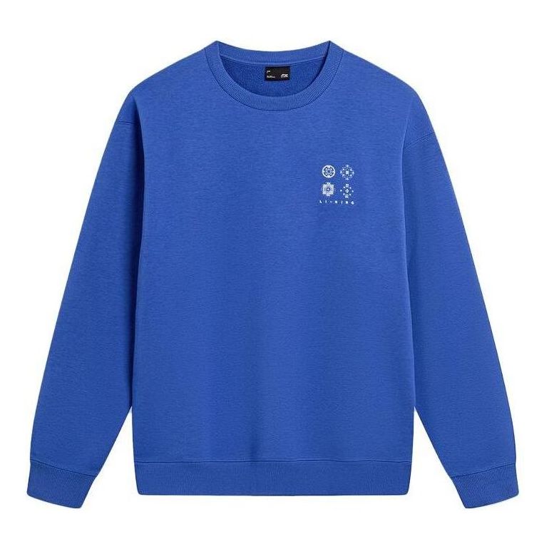 Li-Ning Chinese Culture Logo Sweatshirt 'Blue' AWDT901-2