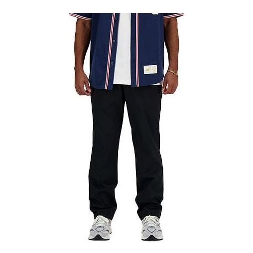 New Balance Icon Twill Tapered Pants 'Black' AMP41575-BK