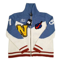 Men's Nike Knit Zipper Blue White BV4615-110
