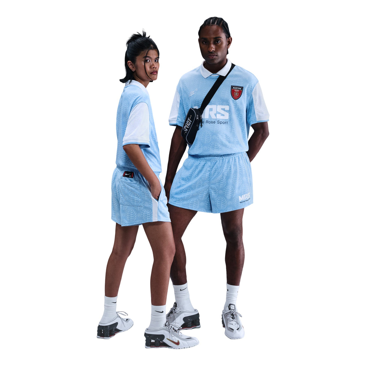 Nike x Martine Rose Football Shorts 'Light Blue' HM9025-422