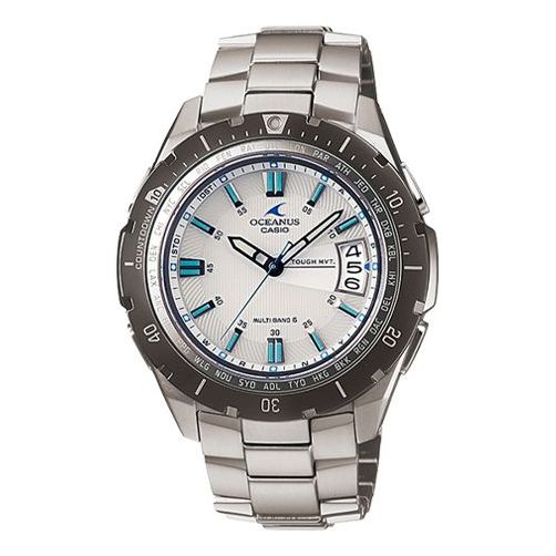 Men's CASIO OCEANUS Series Automatic Sports Watch OCW-P100TD-7A Mens Silver Analog OCW-P100TD-7A2021