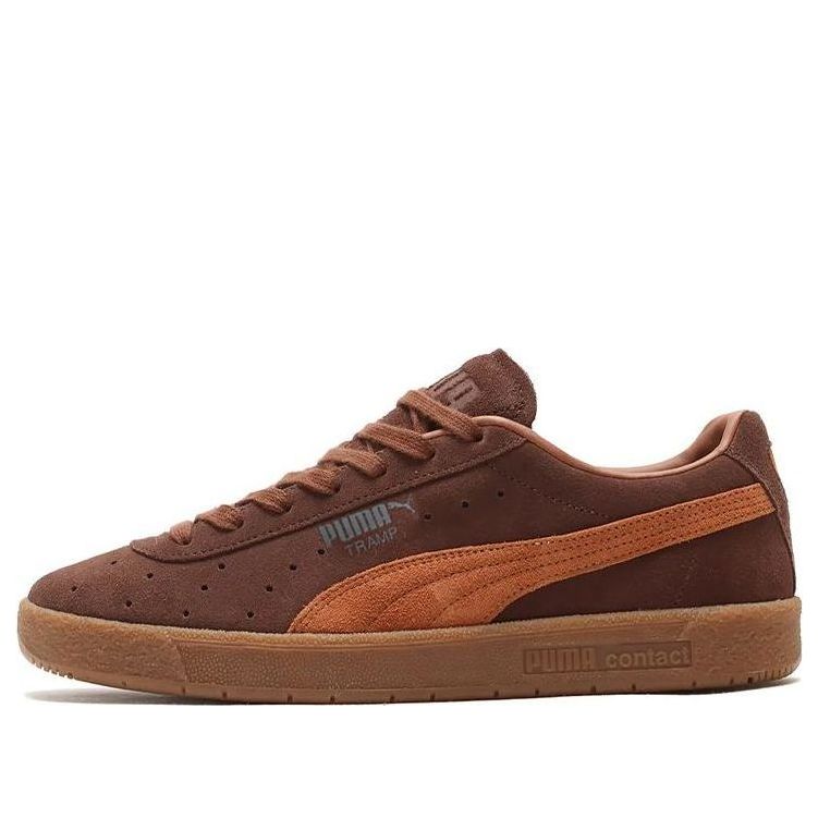 PUMA Tramp Low Tops Casual Skateboarding Shoes Brown 383014-01