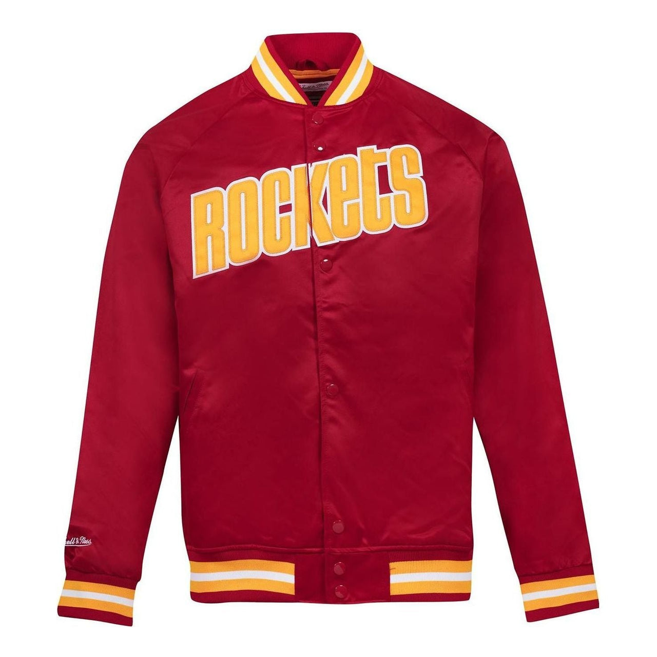 Mitchell & Ness x NBA Houston Rockets Lightweight Satin Jacket 'Red' STJKMG18013-HROSCAR1