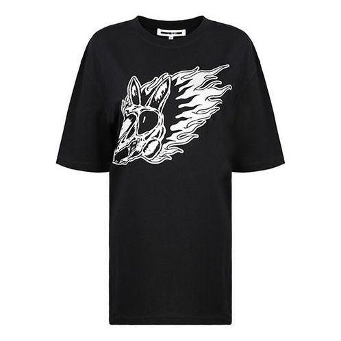 McQ Alexander McQueen Printing Casual Short Sleeve Black 494256-RMJ89-1000