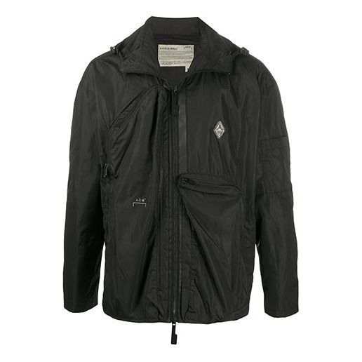 Men's A-COLD-WALL* AW20 Multiple Pockets Thin and light Jacket Black ACWMO038