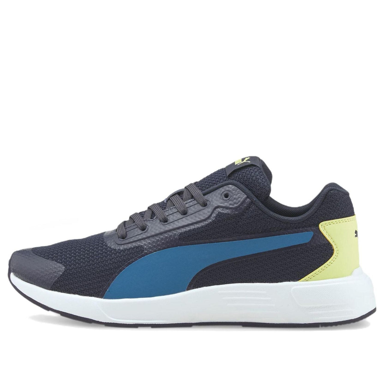 PUMA Taper Low Tops Black Blue Yellow 373018-16