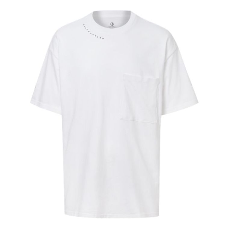 Converse FW20 Basic Round Neck Short Sleeve Couple Style 'White' 10021417-102