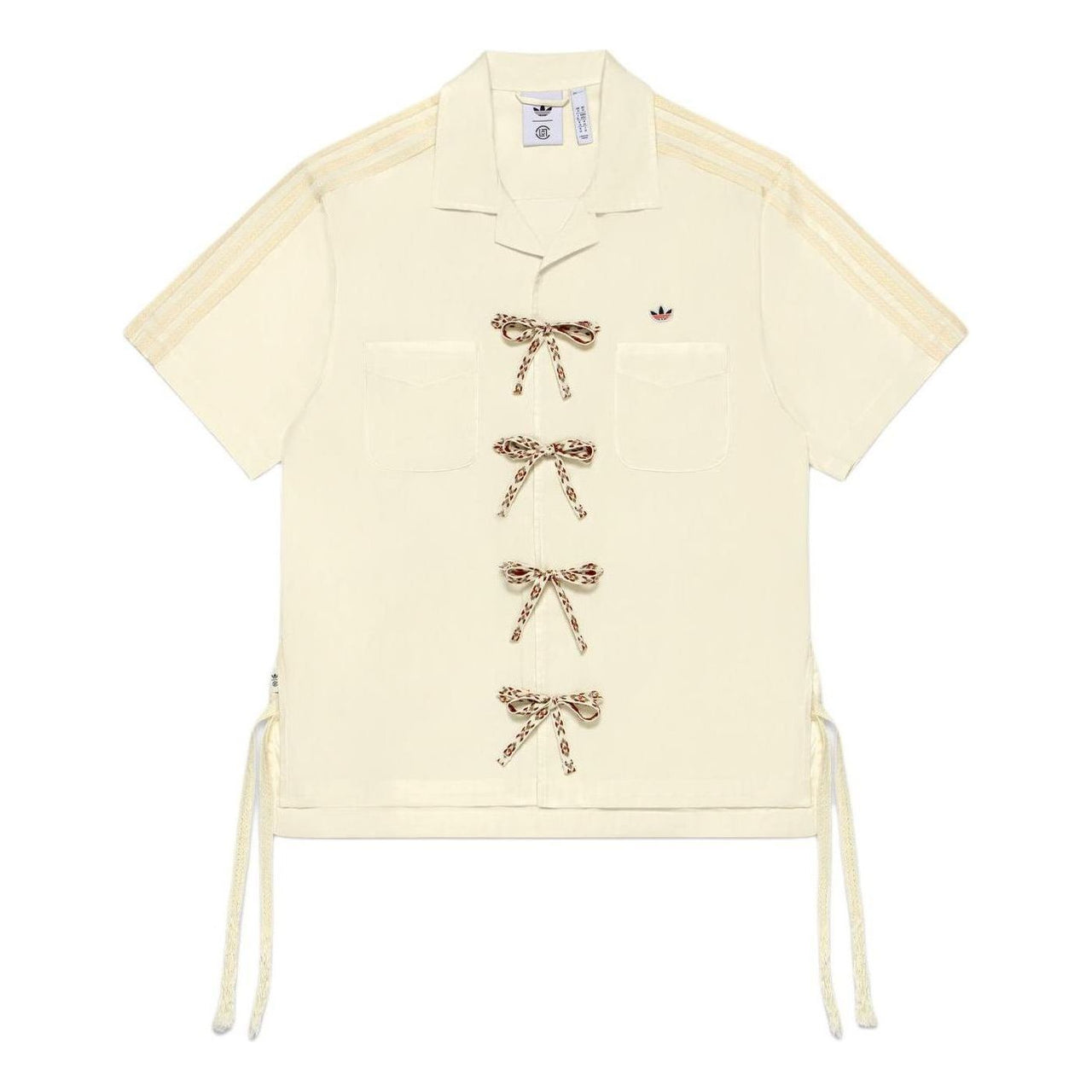 adidas x CLOT Bowling Shirt Asia Sizing 'Cream White' JP1599