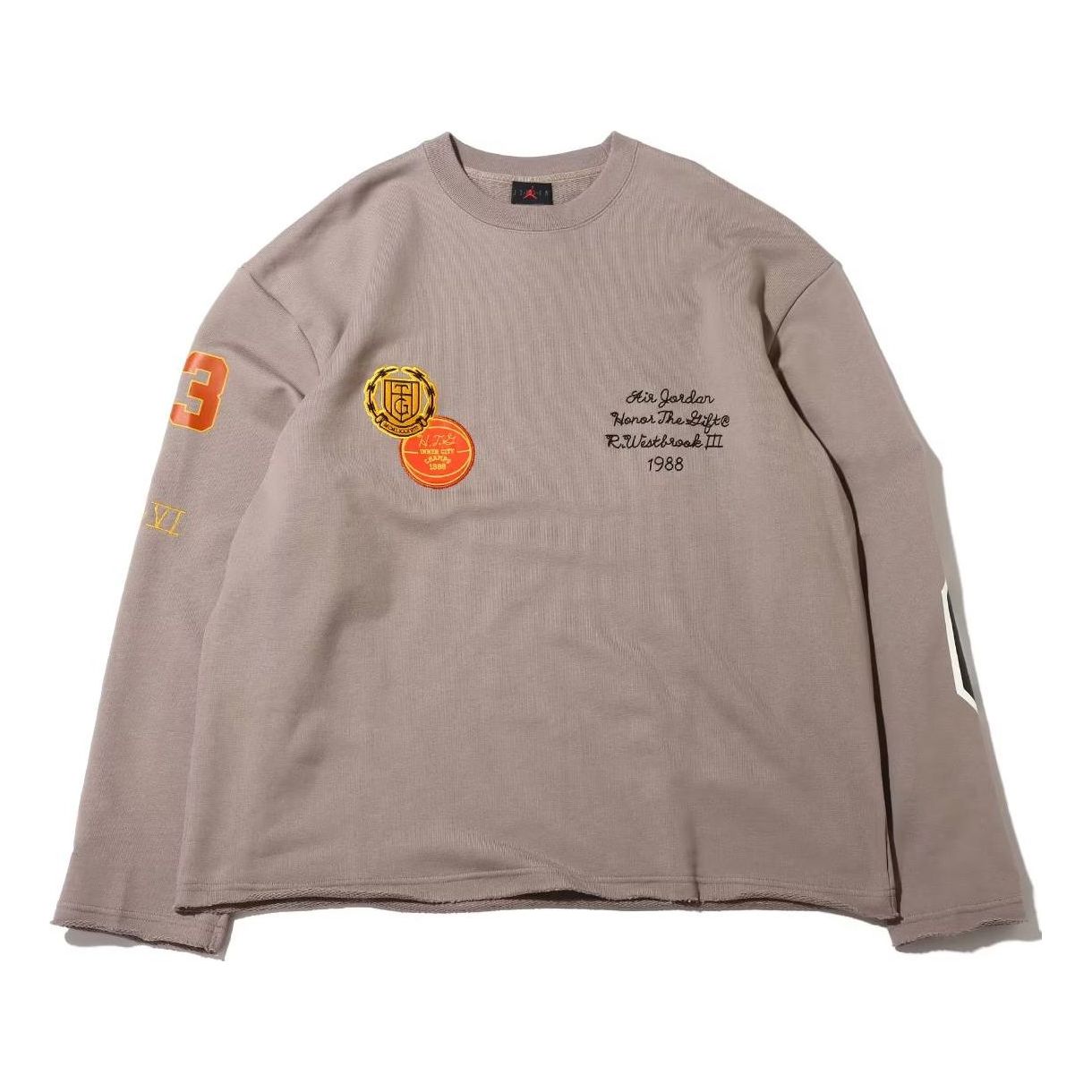 Air Jordan Crewneck Sweatshirt x HTG 'Moon Fossil' DX6239-087