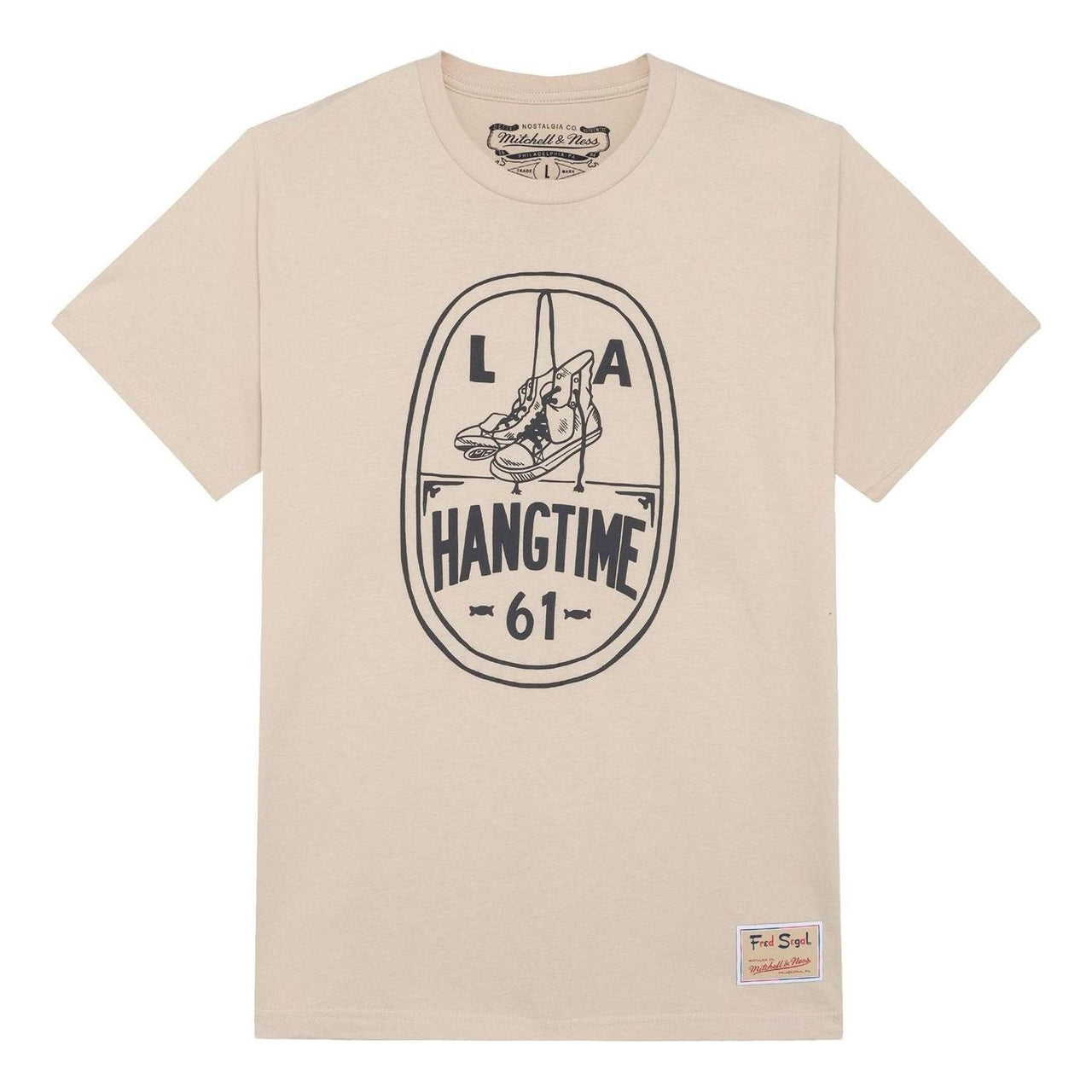 Mitchell & Ness x Fred Segal T-Shirt 'Beige' BMTRLD21105-CLBCREA