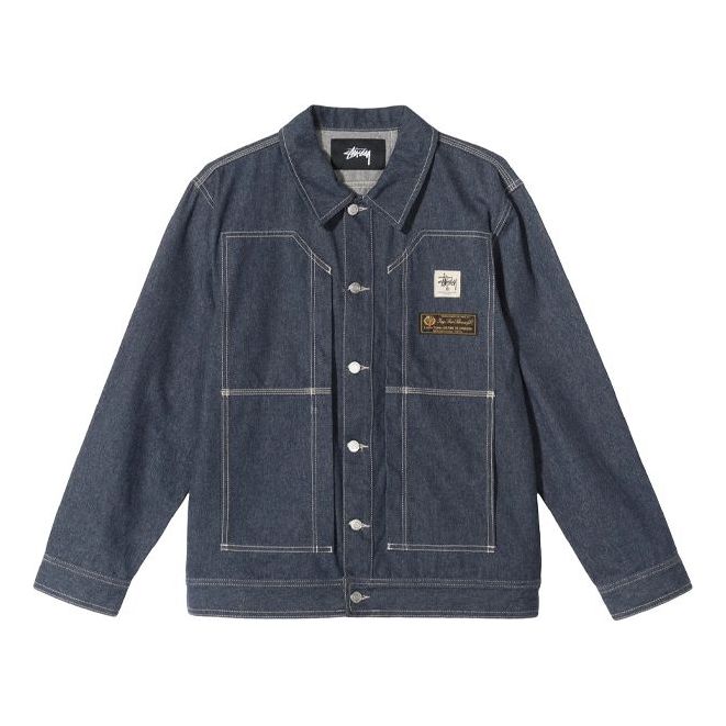 Stussy MMW Crossover Work Jacket Denim Unisex Blue 315150