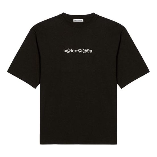Balenciaga Symbolic Slim Fit Short Sleeve Black 612964TIV501070