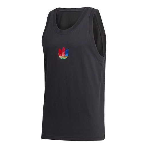 Adicolor 3D Trefoil Tank Top 'Black Multi-Color' GE0856