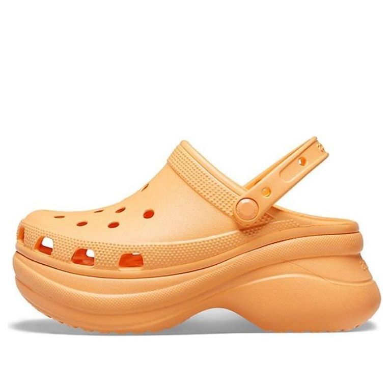 (WMNS) Crocs Classic Clog Retro Crocs Thick Sole Orange Small Whale Sandals 206302-801