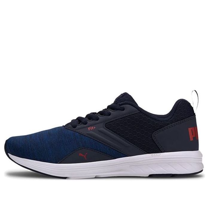 (GS) PUMA Nrgy Comet Low Top Running Shoes Black/Blue/White 190675-14