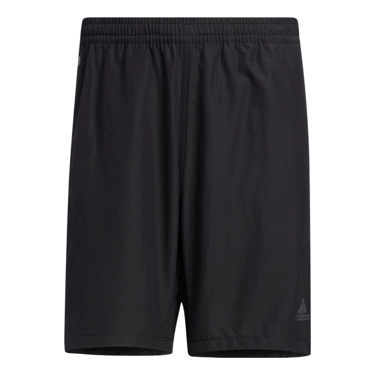 Men's adidas Solid Color Logo Printing Sports Shorts Black HD0065