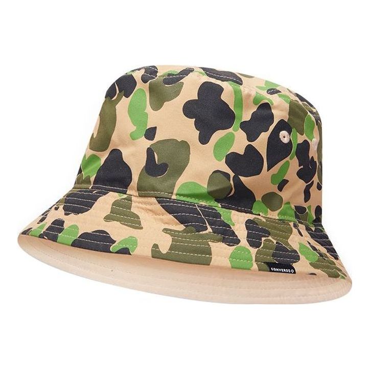 Converse Reversible Camo Bucket Hat 'Camo Green' 10018334-A02