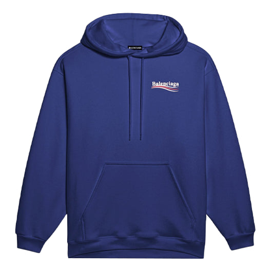 Men's Balenciaga Logo Printing Classic Navy Blue 600583TIV531195