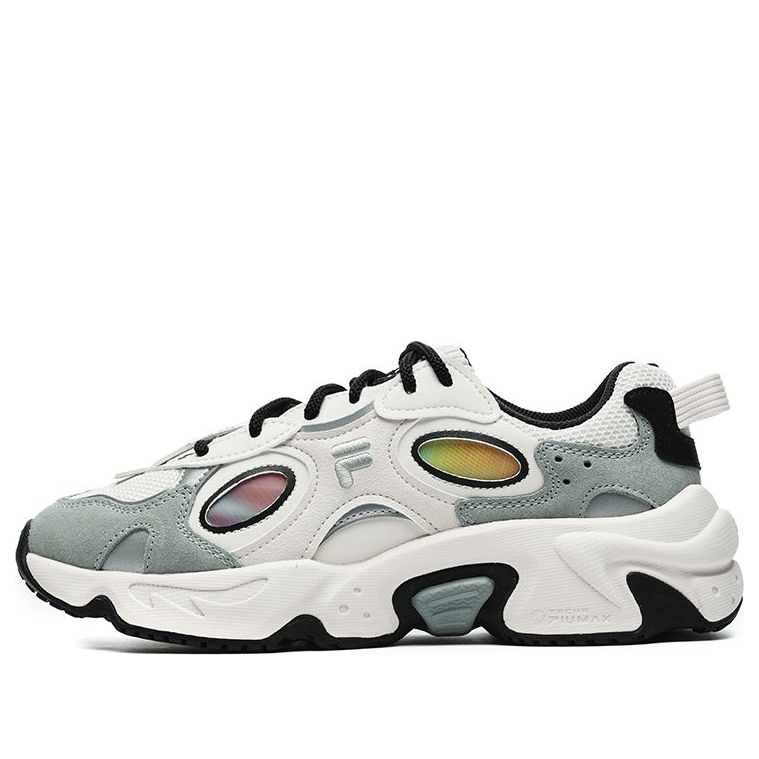 (WMNS) FILA FUSION Raccoon Sneakers 'White Grey' T12W241117FSL