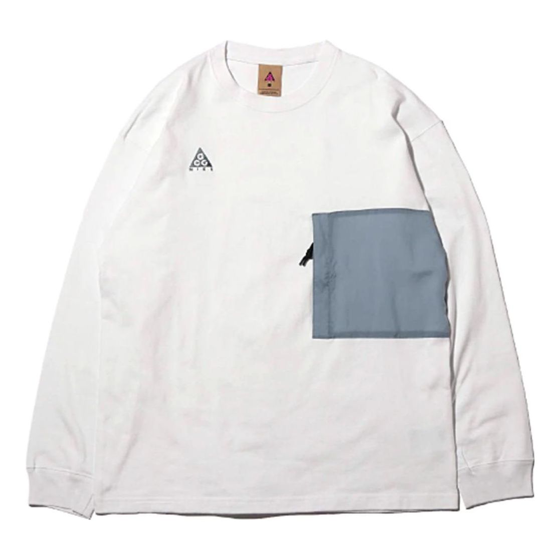 قميص Nike ACG بأكمام طويلة "Summit White Aviator Grey" BQ7289-121