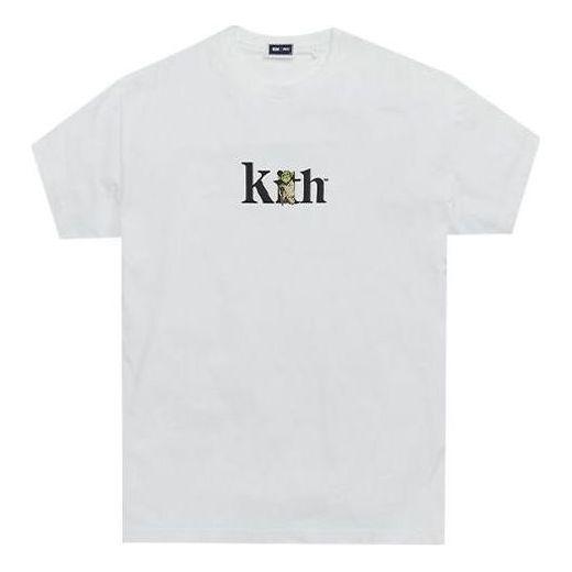 KITH x STAR WARS Yoda Serif Tee 'White' KHM030193-101