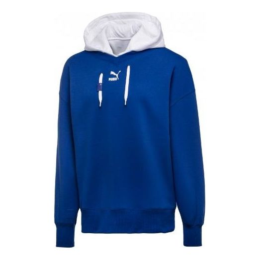 PUMA x ADER ERROR Hooded Vest Crewneck Sweatshirt Set 'Royal Blue White' 576953-78