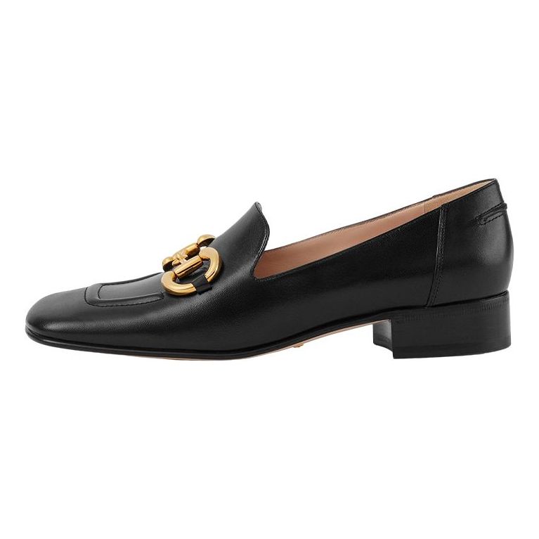 (WMNS) Gucci Loafer with Horsebit 'Black' 700064-C9D00-1000