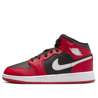 (GS) Air Jordan 1 Mid 'Gym Red Black White' DQ8423-061