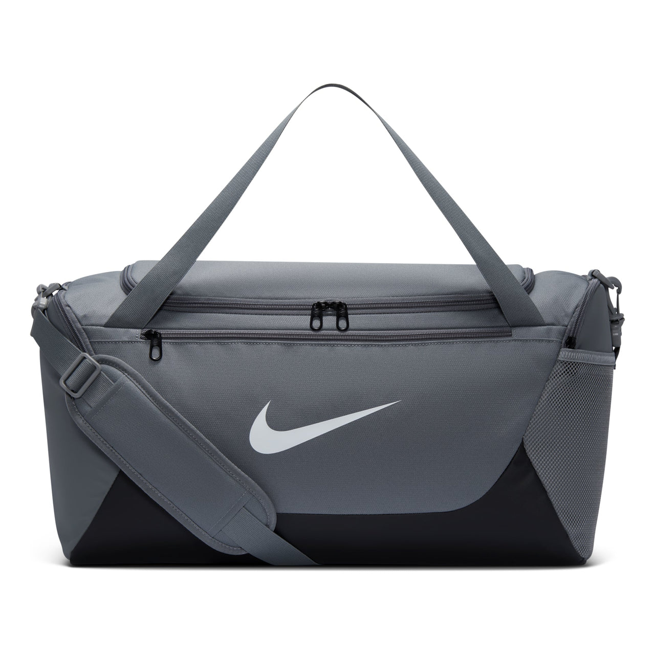 Nike Brasilia 40L Small Duffel Bag 'Smoke Grey Black White' IB4394-084