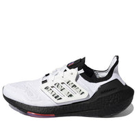 adidas Ultraboost 22 Cozy Wear-Resistant White Black China GW1915