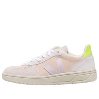 Veja V-10 Low-Top Sneakers 'Beige Light Purple Neon Yellow' VX0302805A