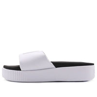(WMNS) PUMA Platform Slide Bold SD 'White Black' 366121-01