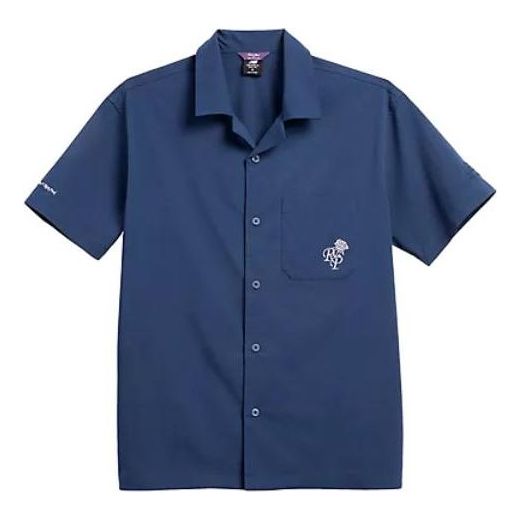 New Balance x Rich Paul Camp Collar Shirt 'Navy' MT31566-NNY