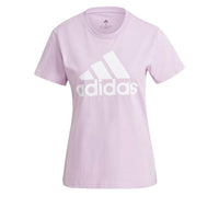 (WMNS) adidas Essential sLogo T-Shirt Asia Sizing 'Pink White' GV4030