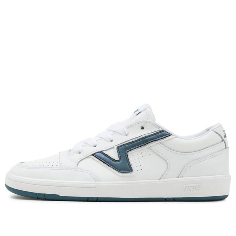 Vans Unisex Mystic Metallic Lowland CC Sneakers White/Blue VN0A4TZY8U5