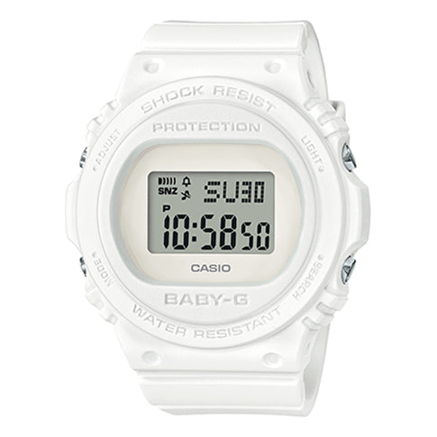 CASIO G Shock Waterproof Sports White Digital BGD-570-7